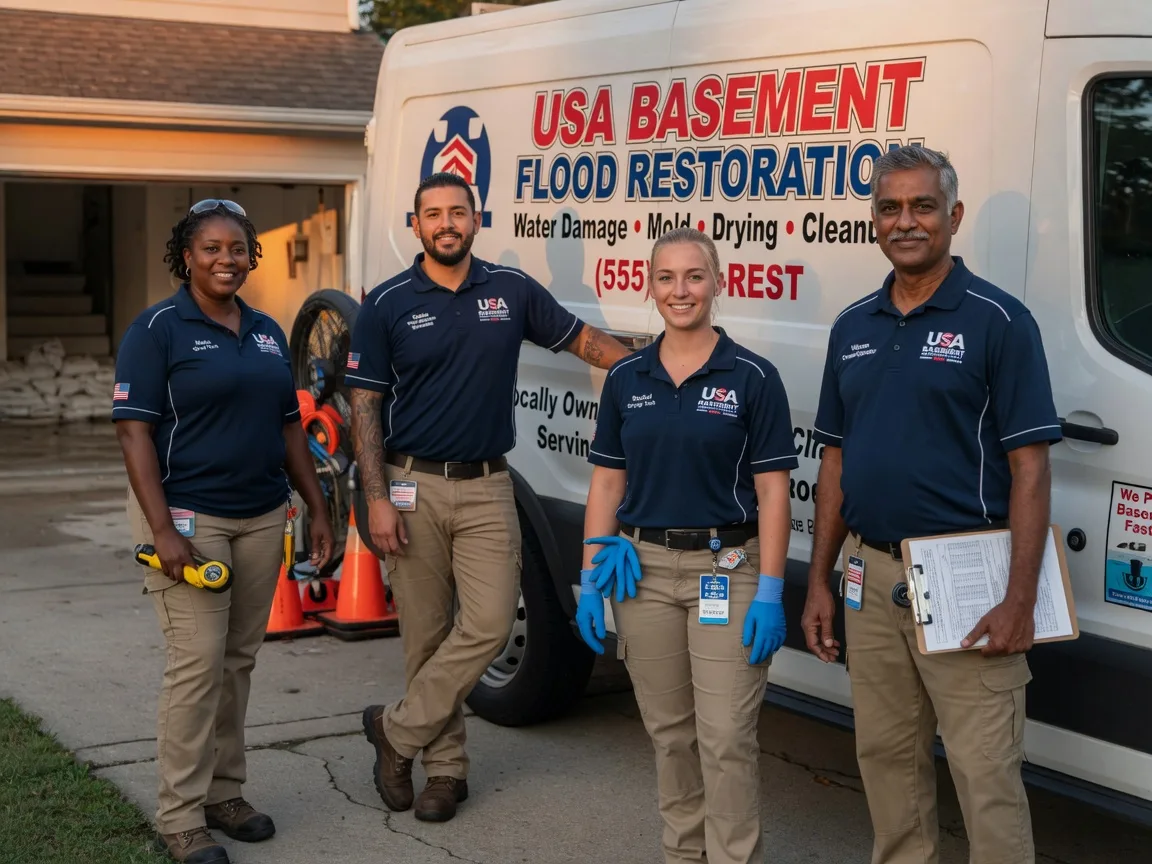 Basement Flood Cleanup company in Saunemin, IL